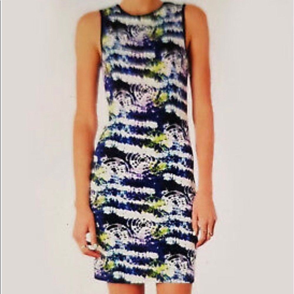 TopShop Tie Die Bodycon Midi Dress